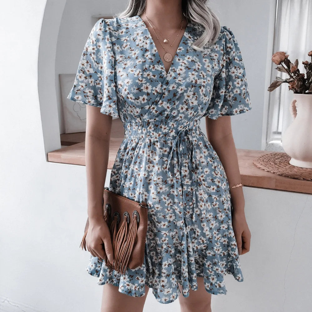 Hestia | Timeless Pleated Floral Dress