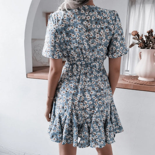 Hestia | Timeless Pleated Floral Dress