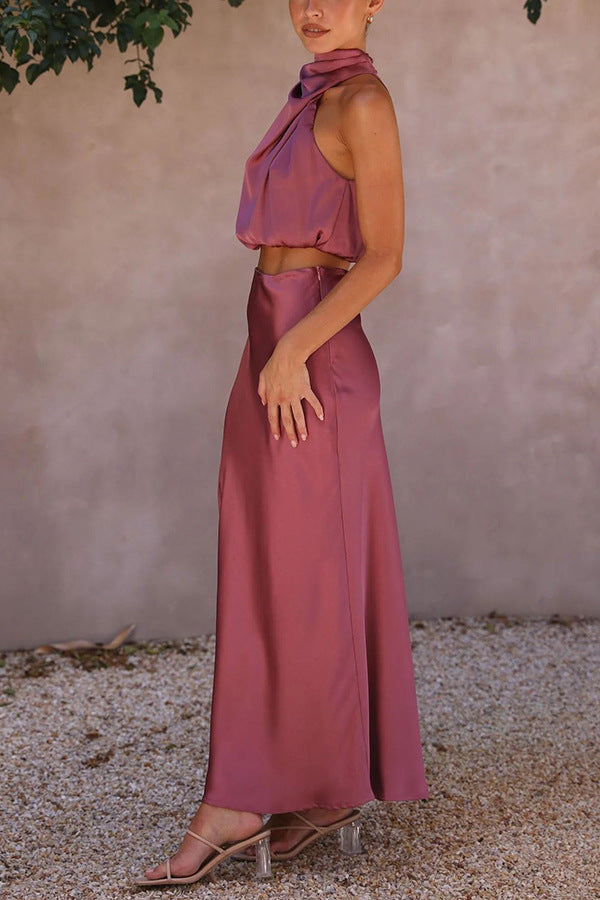 Amelie - Top and Maxi Skirt with Tummy Control