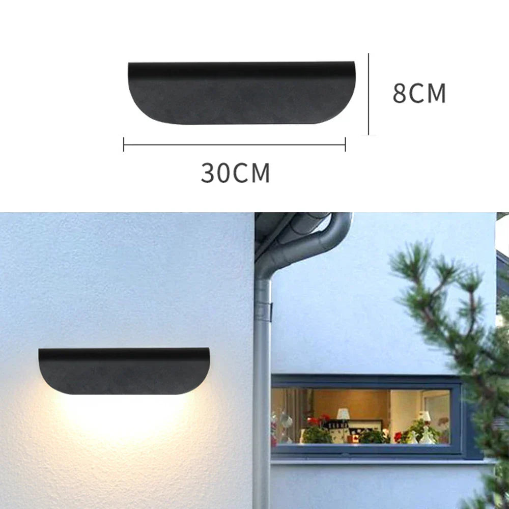 CascadeSpot - Lampe murale étanche pour bâtiments