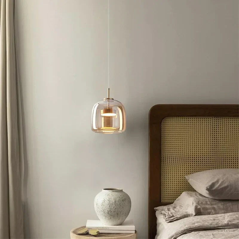 ClearAura - Lampe en verre minimaliste