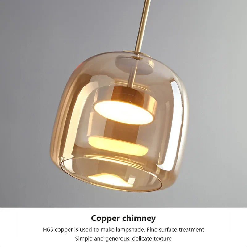ClearAura - Lampe en verre minimaliste