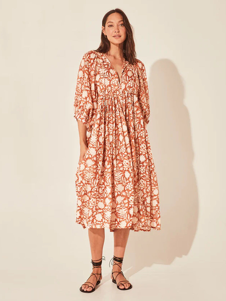 Fianna | Elegant Floral Dress