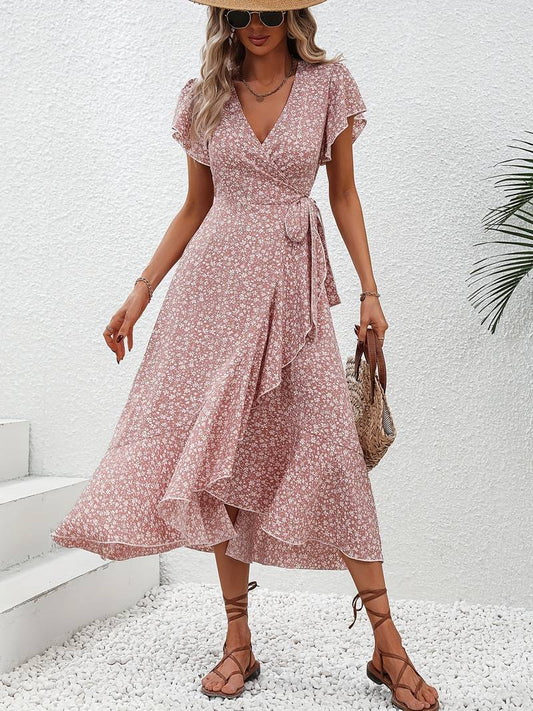 Daphne | Tummy Covering V-Neck Dress